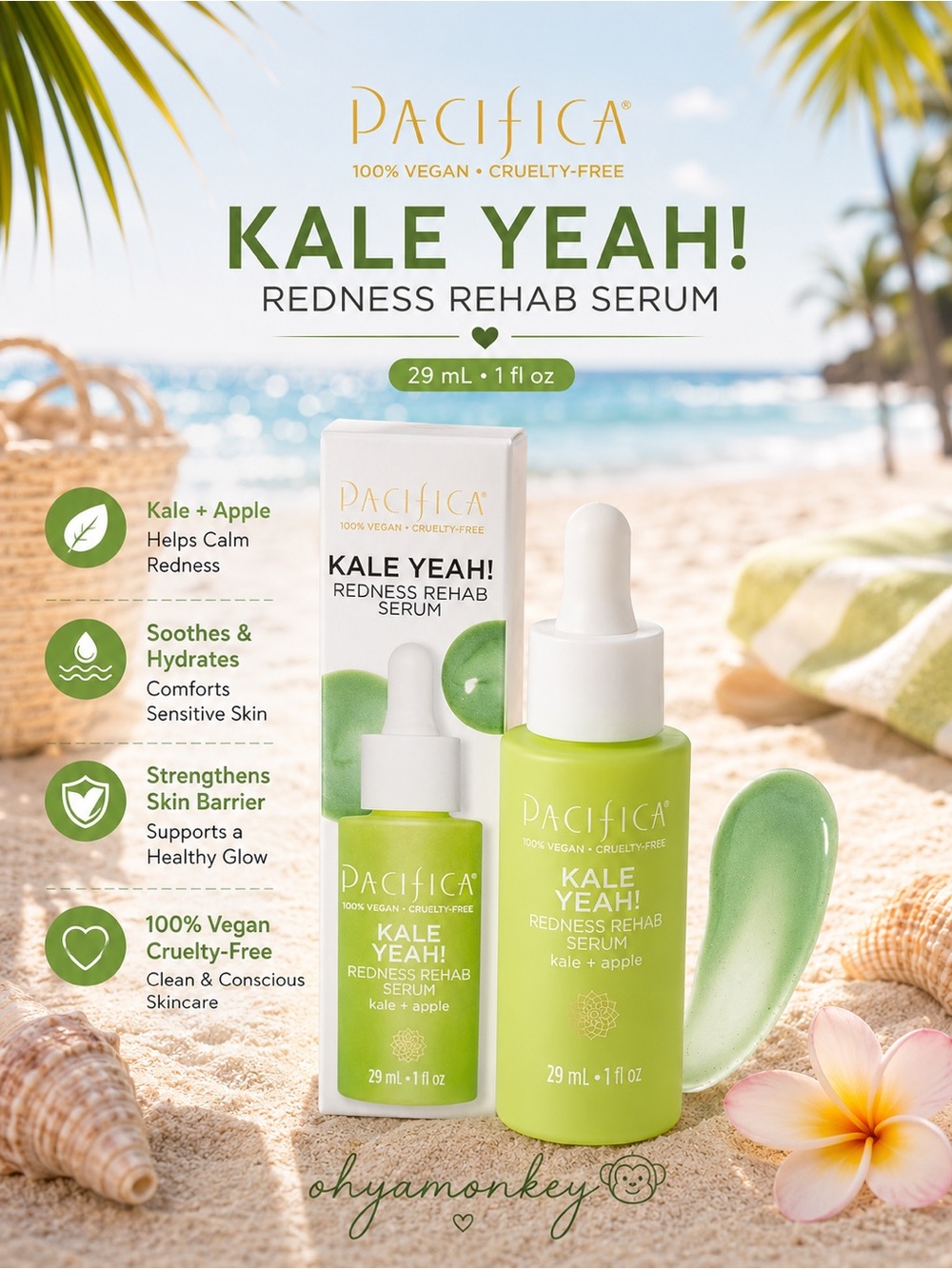 Pacifica KALE YEAH! Redness Rehab Serum